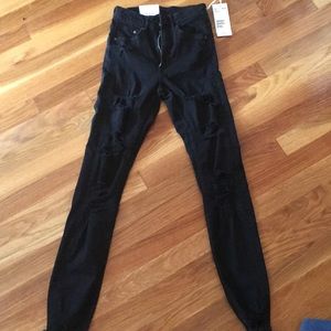 *BRAND NEW* Black skinny high waist jeans from H&M